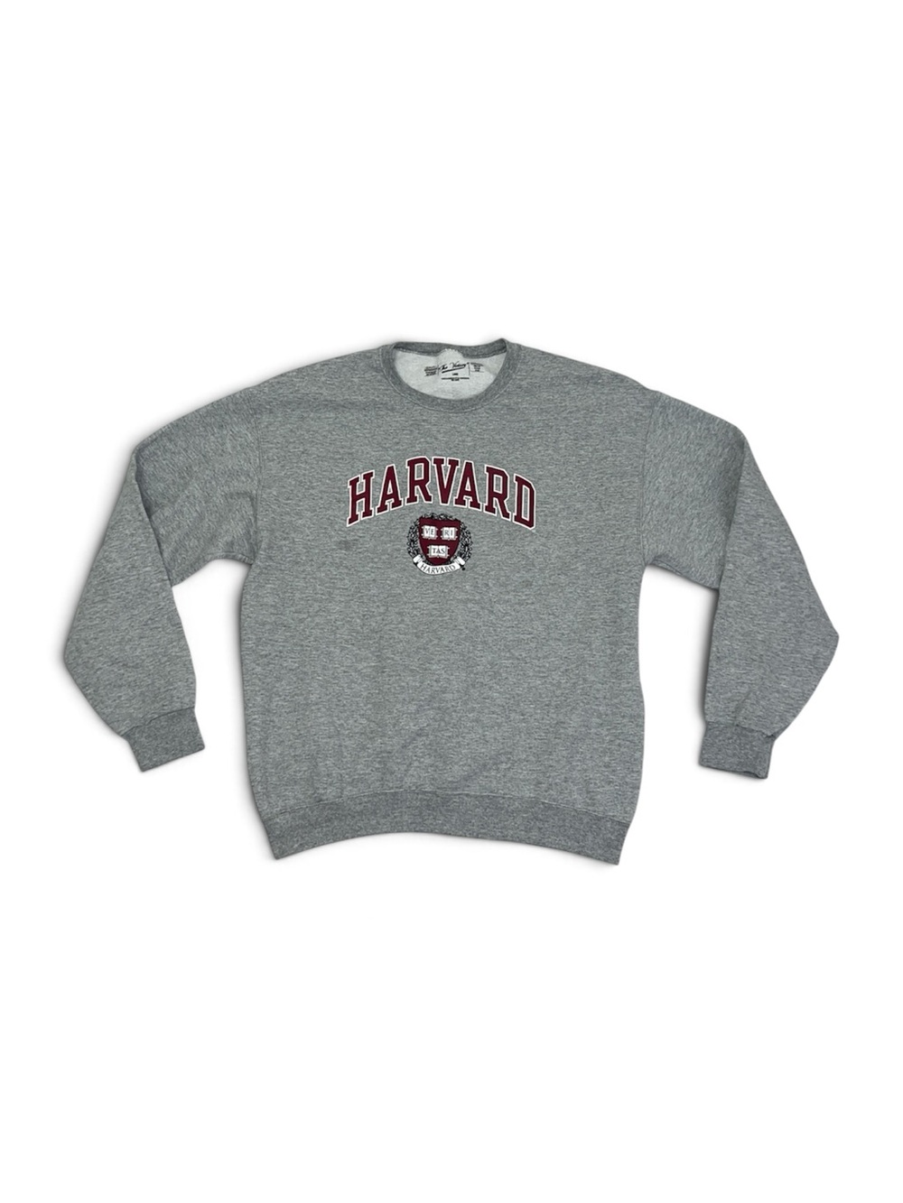 Grey Harvard Sweatshirt Unisex Size Large Comfy Cozy Streetwear Casual Sporty